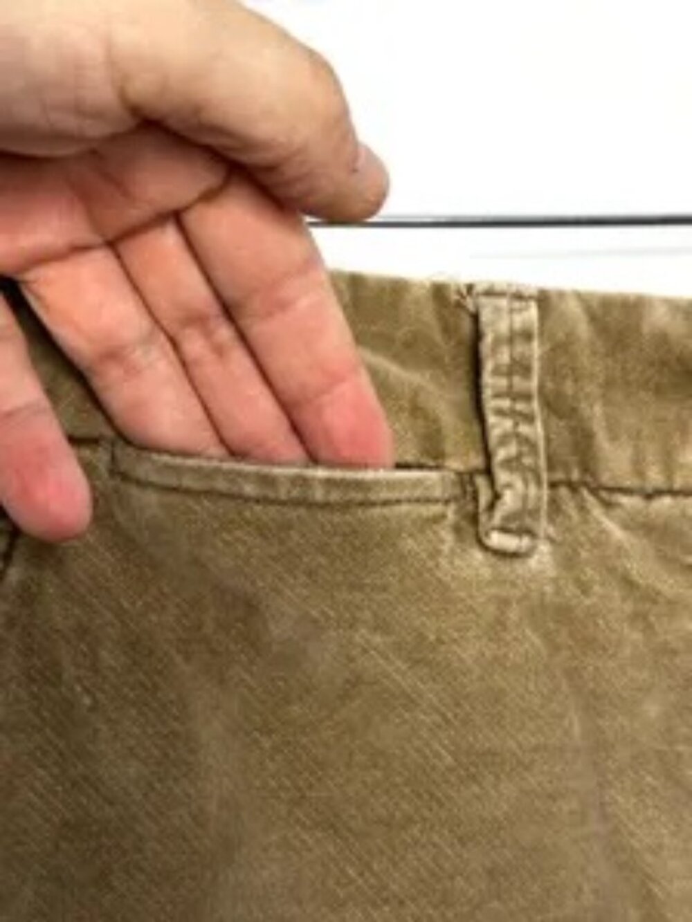 Vintage L.L. Bean Favorite Fit Corduroy Skirt | Camel Brown Cotton Blend Sz 12 - Picture 6 of 10
